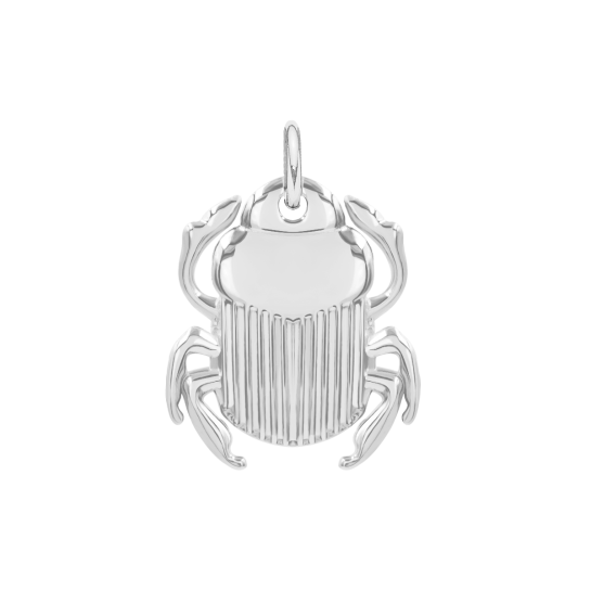 Skarabeusz 1,5 cm posrebrzany