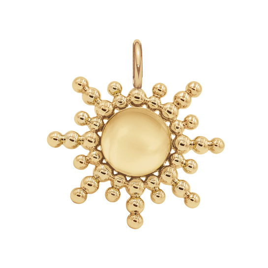 Zawieszka Sun 1,5 cm pozłacana
