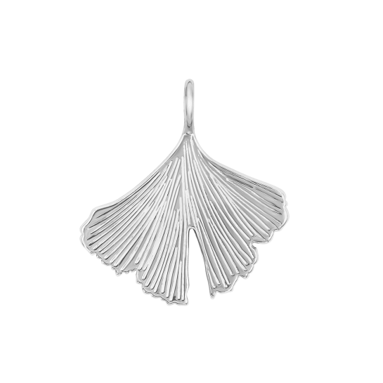 Zawieszka Ginko posrebrzana