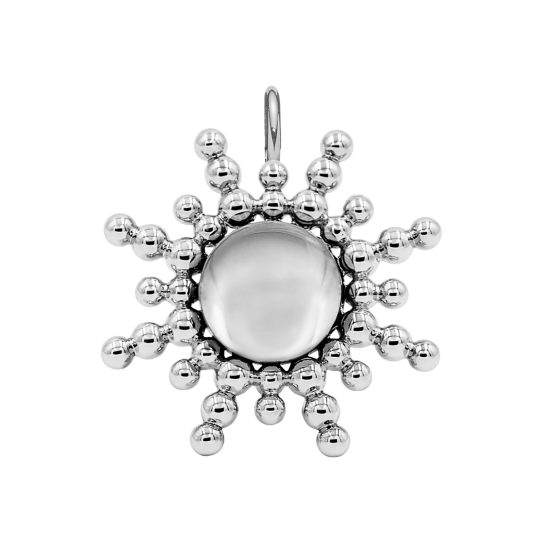 Zawieszka Sun 1,5 cm posrebrzana