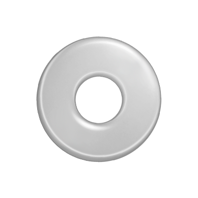 Krążek 2 cm posrebrzany