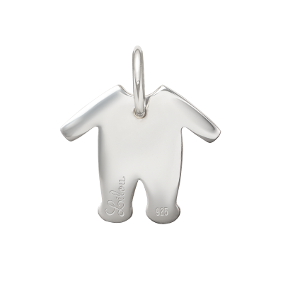 Zawieszka wisząca Śpioszki 1,5 cm srebrna