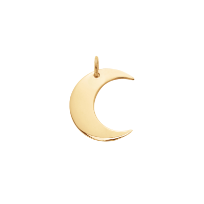 Zawieszka Lune pozłacana 1 cm