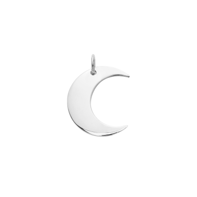 Zawieszka Lune posrebrzana 1 cm