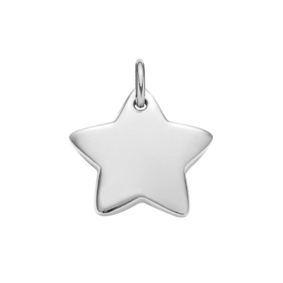Gwiazdka 1,5 cm posrebrzana