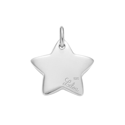 Gwiazdka 1,5 cm srebrna
