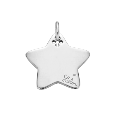 Gwiazdka 2 cm srebrna