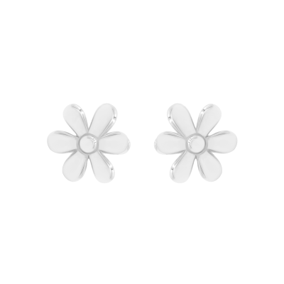 Kolczyki Flowers na sztyfcie srebrne