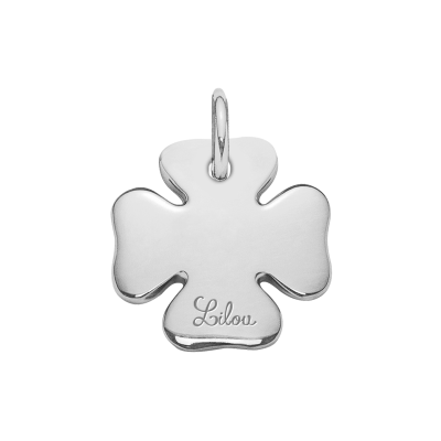 Koniczyna 1,5 cm srebrna