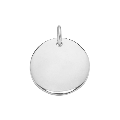 Medalik 1 cm srebrny