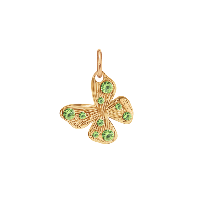 Zawieszka Papillon 1 cm pozłacana