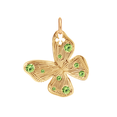 Zawieszka Papillon 2 cm pozłacana