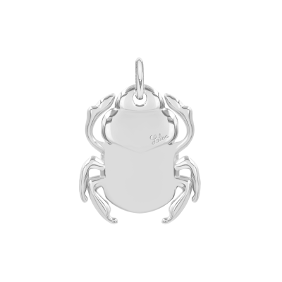 Skarabeusz 1,5 cm posrebrzany