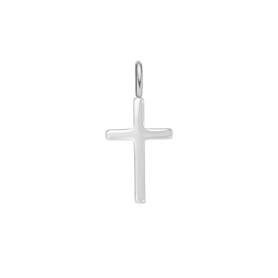 Zawieszka krzyżyk 1,5 cm posrebrzana
