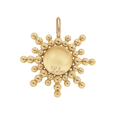 Zawieszka Sun 1,5 cm pozłacana