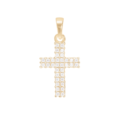 Zawieszka w kształcie krzyża o wielkości 1,5 cm