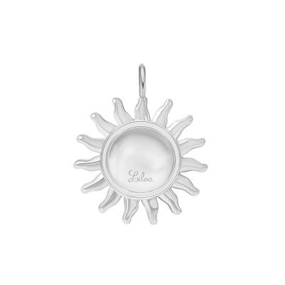 Zawieszka wisząca Soleil 1,2 cm, posrebrzana