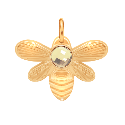 Zawieszka Honey, pozłacana