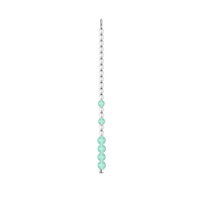 Zawieszka wisząca Planets 6 cm posrebrzana z kamieniami