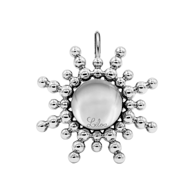 Zawieszka Sun 1,5 cm posrebrzana