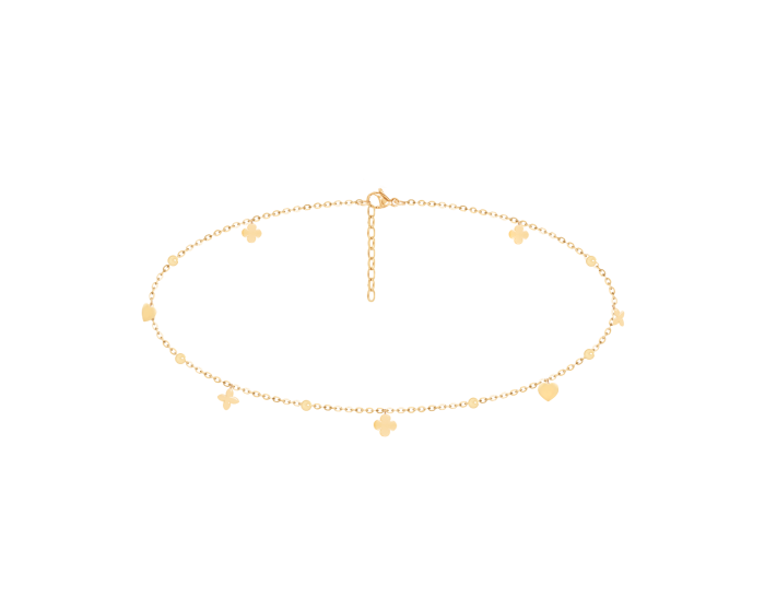 Choker Etincelle pozłacany