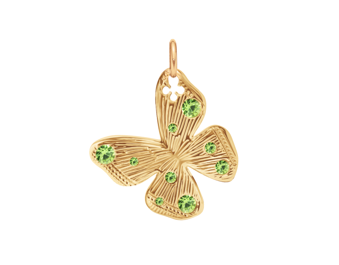 Zawieszka Papillon 2 cm pozłacana