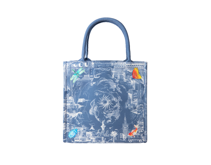 Shopper Opowieść 48.4 z tkaniny Canvas, niebieski