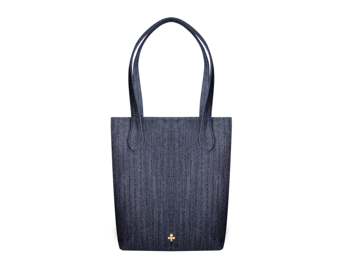 Shopper mini ciemny jeans