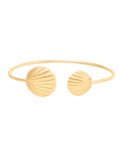 Bransoleta mankietowa Venus pozłacana
