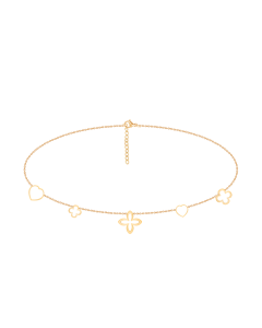 Choker Icons pozłacany