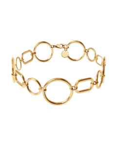 Choker California pozłacany