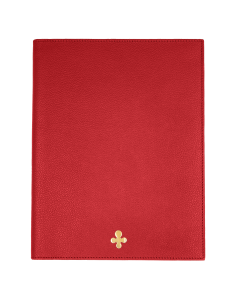 Notes skórzany w kolorze czerwonym