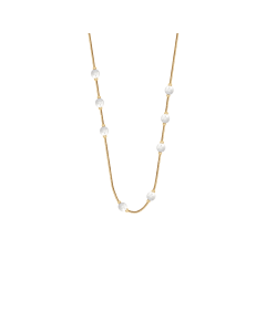 Naszyjnik Pearls pozłacany 40+5 cm