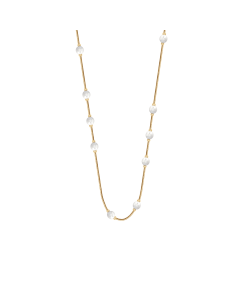 Naszyjnik Pearls pozłacany 60+5 cm