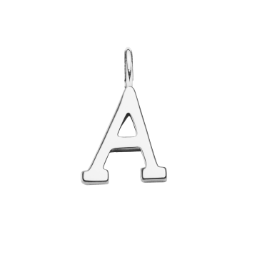 The letter A is silver-plated.