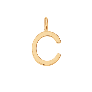 Literka C pozłacana