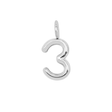 Cyfra 3, posrebrzana