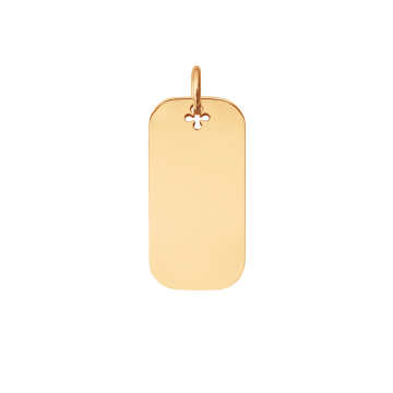 Nieśmiertelnik pozłacany 2,4 cm 