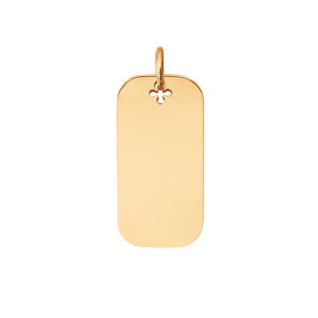Nieśmiertelnik pozłacany 3 cm