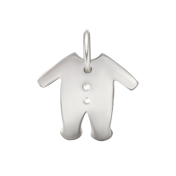 Zawieszka wisząca Śpioszki 1,5 cm srebrna