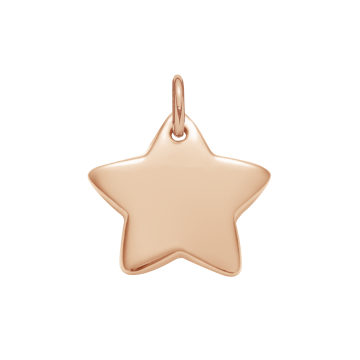 Gwiazdka 1,5 cm różowe pozłocenie