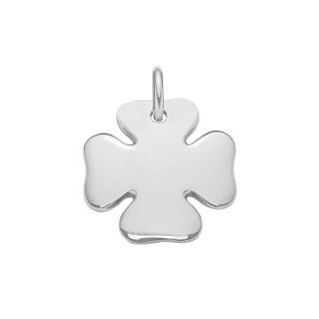 Koniczynka 1 cm srebrna