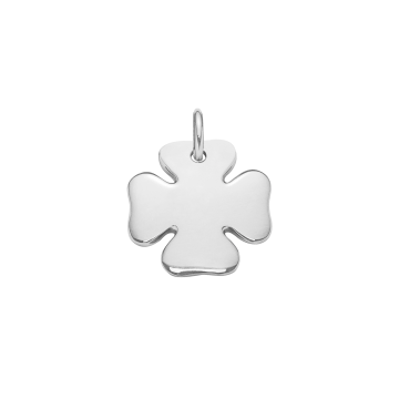 Koniczynka 1 cm posrebrzana