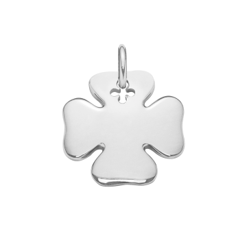 Koniczynka 2 cm posrebrzana