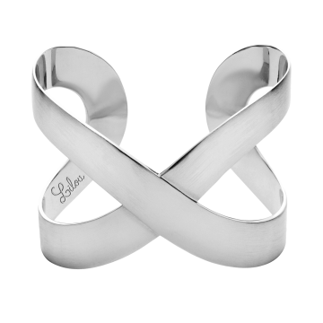 Bransoleta Infinity posrebrzana