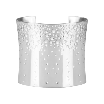 Bransoleta mankietowa Sparkling posrebrzana