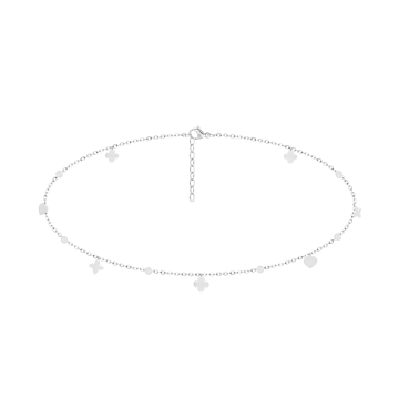 Choker Etincelle posrebrzany