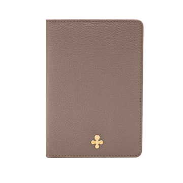 Etui na paszport w kolorze mocca
