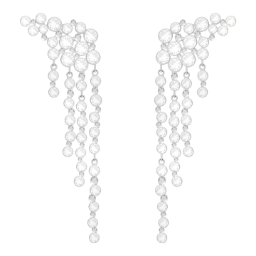 Kolczyki Sparkling wiszące 4 posrebrzane