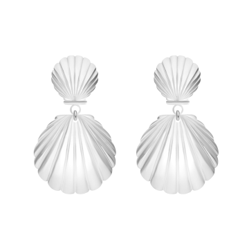 Kolczyki Venus 3,4 cm posrebrzane